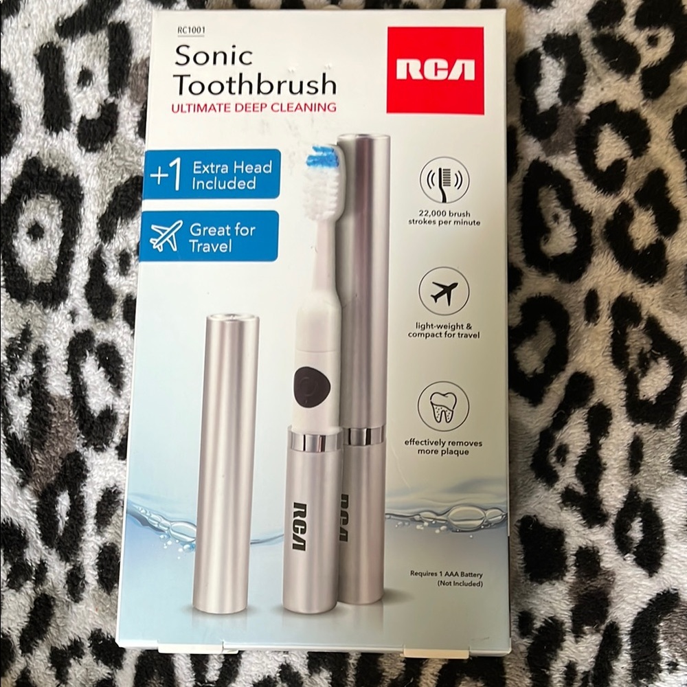 RCA Silver Sonic Toothbrush